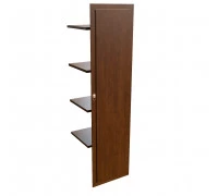 Наполнение одностворчатого шкафа с деревянной дверцей и вешалкой 29554