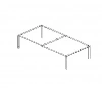 Стол офисный для посетителей Z6-406Z-2 на м/к