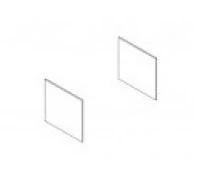 Пара декоративных боковых панелей для ящиков шкафа-греденции 156256