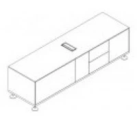 Тумбочка на ножках правосторонняя или левосторонняя 156226