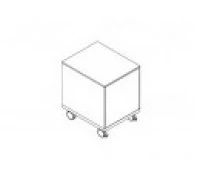 Тумбочка подкатная с двумя ящиками (с внутренним органайзером) 156208