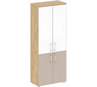 Шкаф высокий широкий SK.ST-1.2R white/black