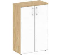 Шкаф средний широкий SK.ST-2.4R white/black