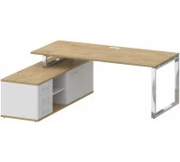 Стол руководителя с опорной греденцией SK.SRG-200 (L/R)