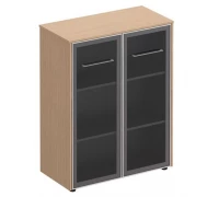 Шкаф средний со стеклянными дверьми МЕ 312