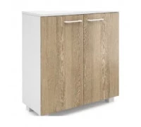 Шкаф книжный низкий закрытый AL-2.0+4.0