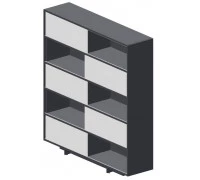 Высокий шкаф-купе FAHSL195