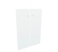 Двери стеклянные, ручка кнопка 11555