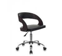 Кресло Бюрократ CH-370SL/BLACK (хром)