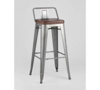 Стул барный TOLIX SOFT серебристый