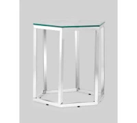 Журнальный стол ГЕКС серебро