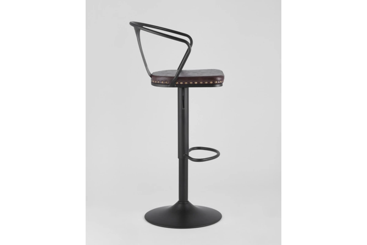 Стул барный TOLIX ARMS SOFT черный матовый купить в Про-офис