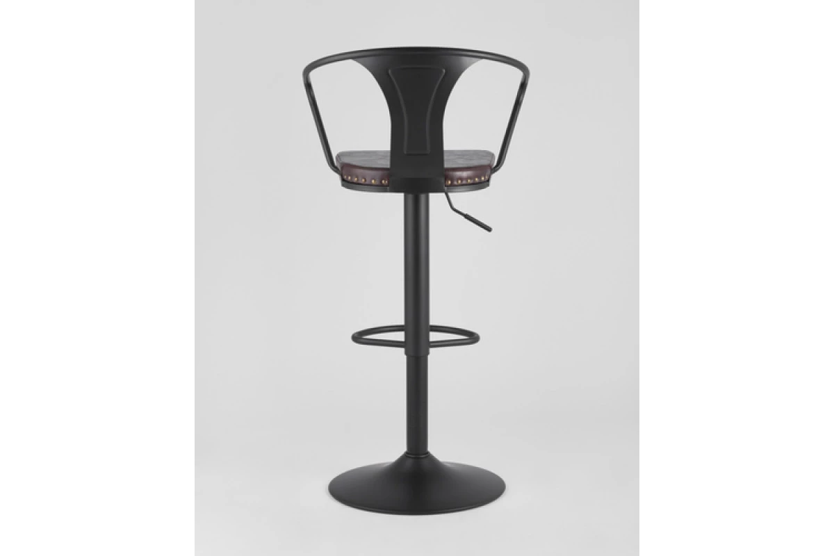 Стул барный TOLIX ARMS SOFT черный матовый купить в Про-офис