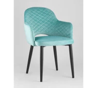 Стул Венера диамант велюр  мятный