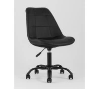 Стул офисный Гирос экокожа черный