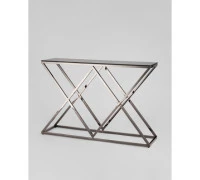 Консоль ИНСИГНИЯ 115*30 сталь темный хром стекло smoke