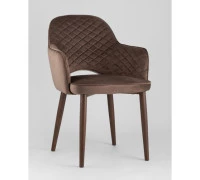 Стул Венера диамант велюр коричневый