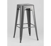 Стул барный TOLIX серебристый матовый