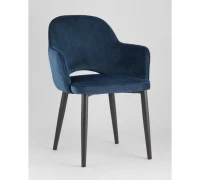 Стул Венера велюр сине-зеленый