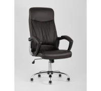 Кресло руководителя TopChairs Tower коричневое