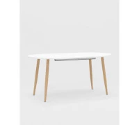 Стол обеденный Берген раскладной 160-190-220*90 белый