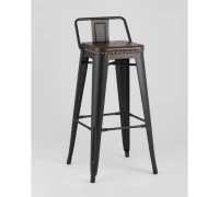 Стул барный TOLIX SOFT черный матовый