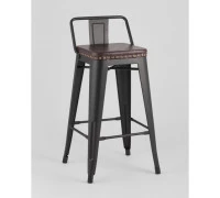 Стул полубарный TOLIX SOFT черный матовый