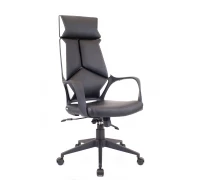 Кресло Trio Black TМ экокожа Черный/ Белый