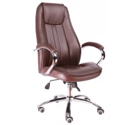 Кресло Long TM экокожа коричневый