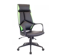 Кресло Trio Black TМ Экокожа Черный/Зеленый