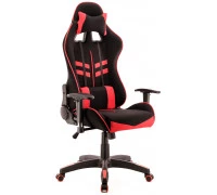 Геймерское кресло Lotus S7 ткань красный