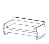 Диван трехместный 3.1 Тулип