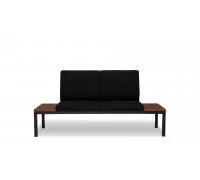 3-х местн. диван без подлокотников со столиком Норман 3А/С+А+А+С