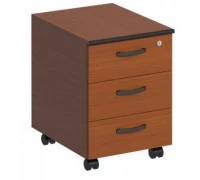 Тумба выкатная 3-ящичная с замком ДР 217