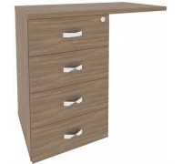 Тумба приставная (универсальная л/пр) O.TPU-4