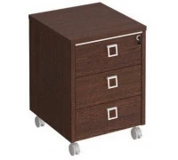 Тумба выкатная 3-ящичная с центральным замком КС 213