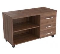 Тумба стационарная для аппаратуры, 3 ящика (верхний замок) 19202