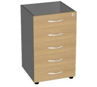 Тумба приставная (без топа) верх. ящик с замком БВ-33.0