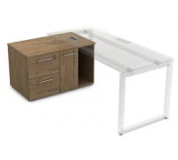 Тумба с двумя ящиками и дверкой 9НТ.010