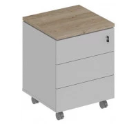 Тумба выкатная 3-ящичная с замком СИ 213