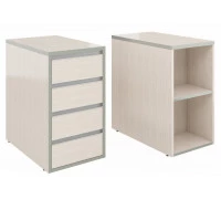 Тумба приставная (с полкой) V-3.4