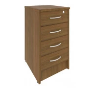 Тумба приставная с фолдингом (4 ящика, с замком) А.ТП-4F-S