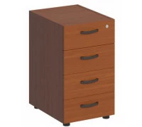 Тумба приставная 4-х ящичная без крышки с замком ДР 226