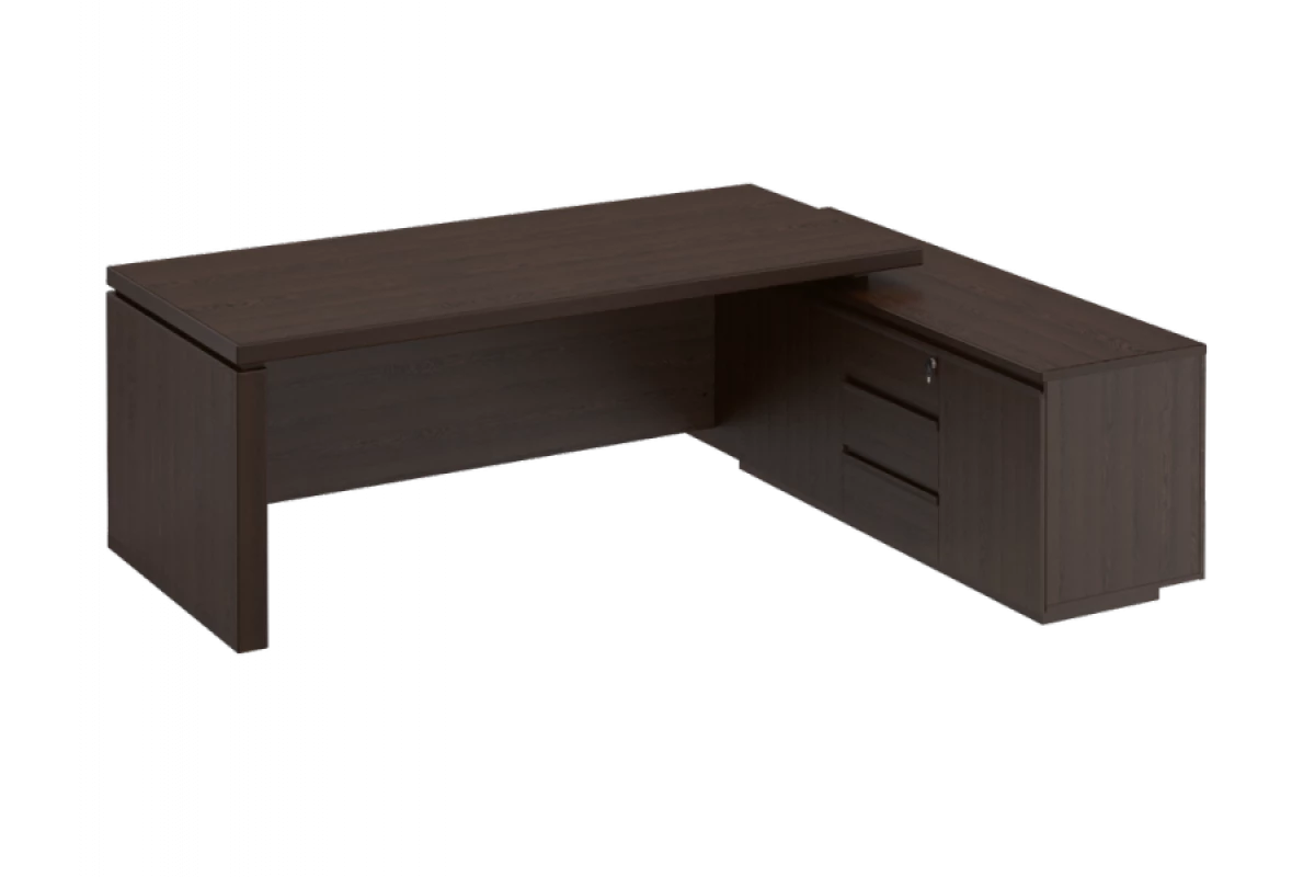 Стол руководителя на опорной тумбе (левый/правый) Mark МК 138