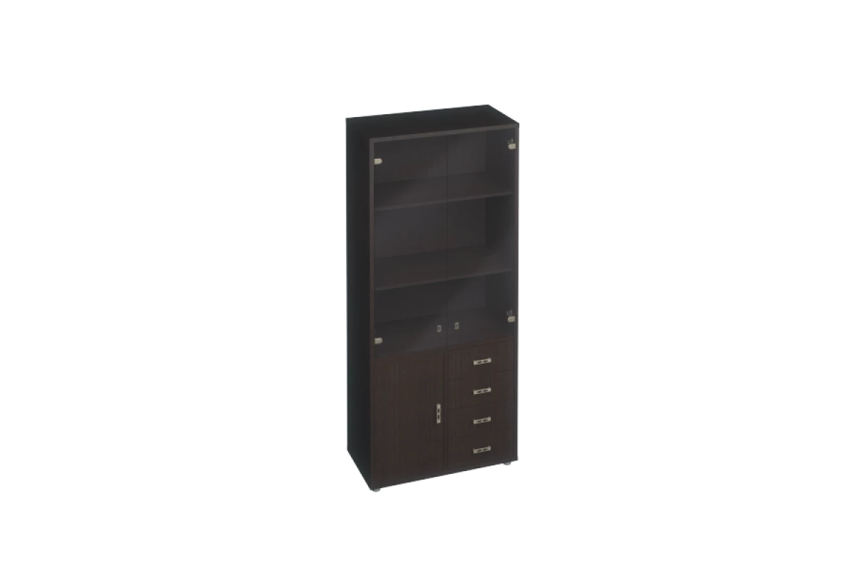 Шкаф для документов с тонированными дверями КМ-10118Т Дуглас