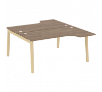 Рабочая станция, опоры - дуб светлый