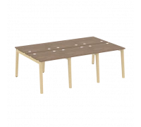 Рабочая станция, опоры - дуб светлый