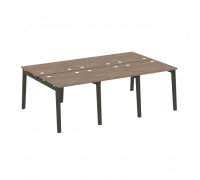 Рабочая станция, опоры - дуб темный