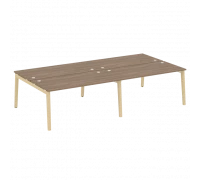 Рабочая станция, опоры - дуб светлый