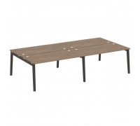 Рабочая станция, опоры - дуб темный